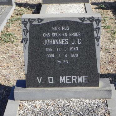 MERWE Johannes J.C., v.d. 1943-1979