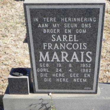 MARAIS Sarel Francois 1952-1982