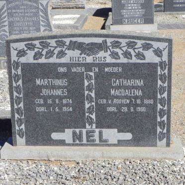 NEL Marthinus Johannes 1874-1954 &amp; Catharina Magdalena V. ROOYEN 1880-1960