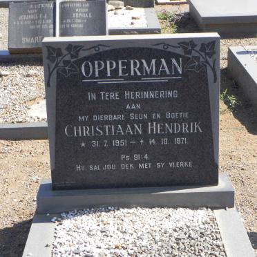 OPPERMAN Christiaan Hendrik 1951-1971