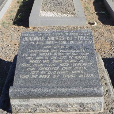 PREEZ Johannes Andries, du 1895-1951