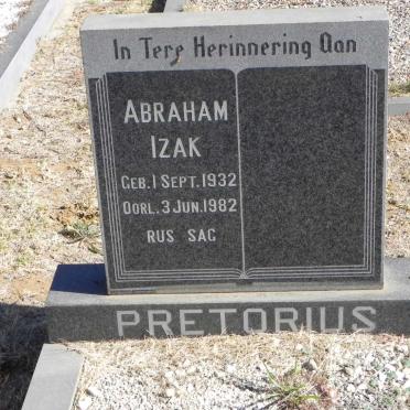 PRETORIUS Abraham Izak 1932-1982