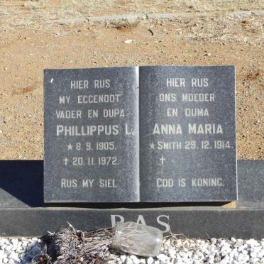RAS Phillippus L. 1905-1972 &amp; Anna Maria SMITH 1914-