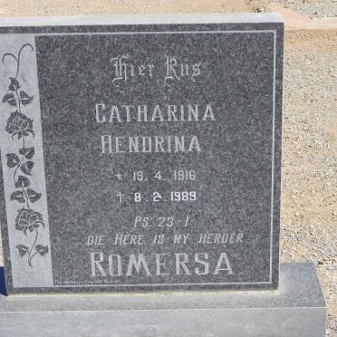 ROMERSA Catharina Hendrina 1916-1989