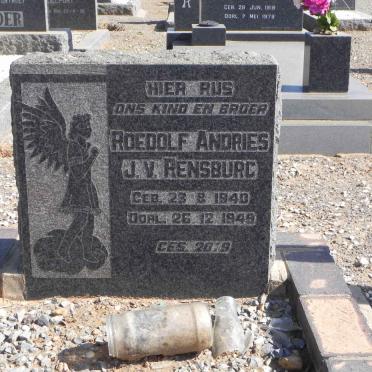 RENSBURG Roedolf Andries, J. v. 1940-1949