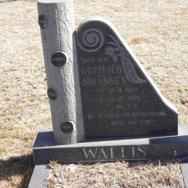 WALLIS Gottlieb Johannes 1937-1989