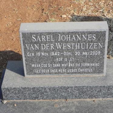 WESTHUIZEN Sarel Johannes, van der 1942-2009