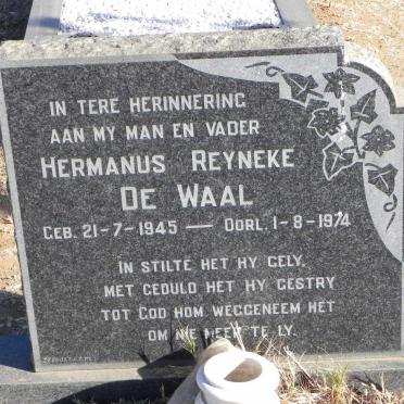 WAAL Hermanus Reyneke, de 1945-1974