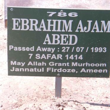 ABED Ebrahim Ajam -1933