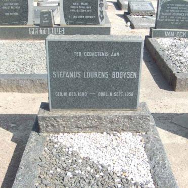 BOOYSEN Stefanus Lourens 1880-1958