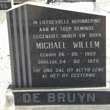 BRUYN Michael Willem, de 1922-1979