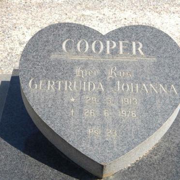 COOPER Gertruida Johanna 1913-1976