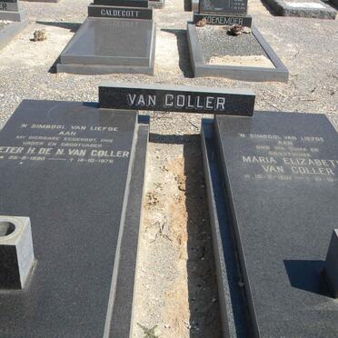 COLLER Pieter H. de N., van 1890-1976 &amp; Maria Elizabeth 1907-1990