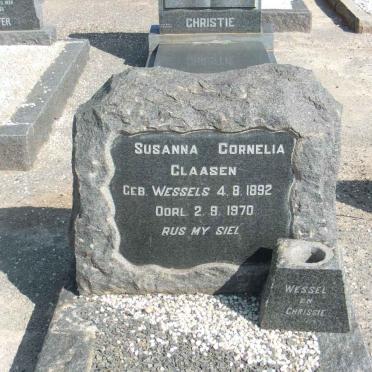 CLAASEN Susanna Cornelia nee WESSELS 1892-1970