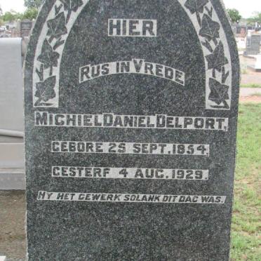 DELPORT Michiel Daniel 1854-1929