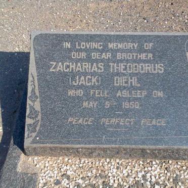 DIEHL Zacharias Theodorus -1950