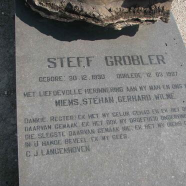 GROBLER Steff 1930-1987