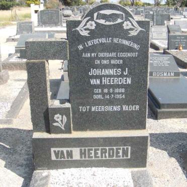 HEERDEN Johannes J., van 1888-1954