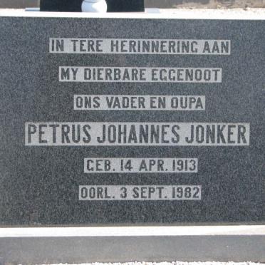 JONKER Petrus Johannes 1913-1982
