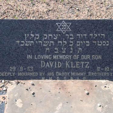 KLETZ David 1963-1963