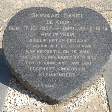 KOCK Servaas Daniel, de 1904-1974