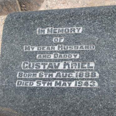 KRIEL Gustav 1888-1943