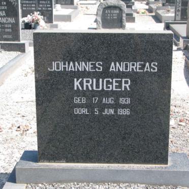 KRUGER Johannes Andreas 1931-1986