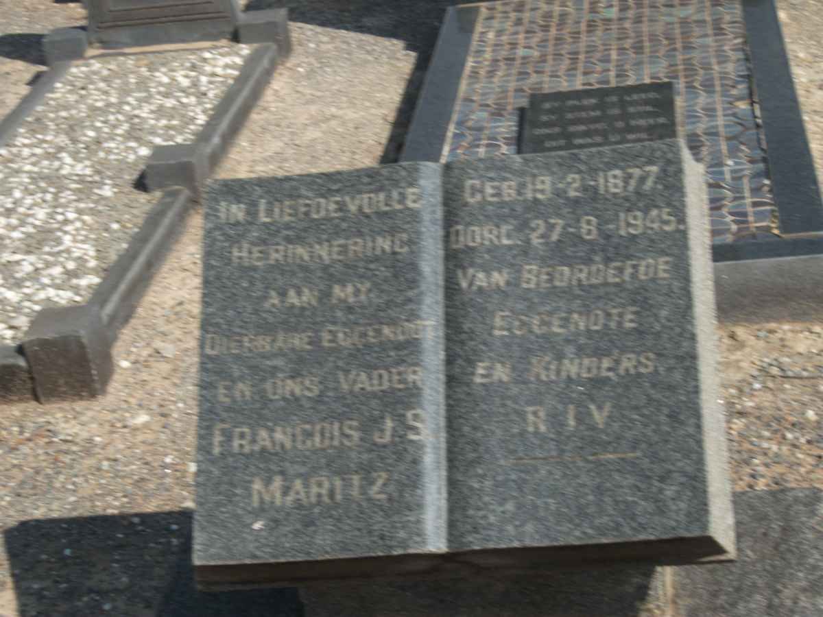 MARITZ Francois J.S. 1877-1945