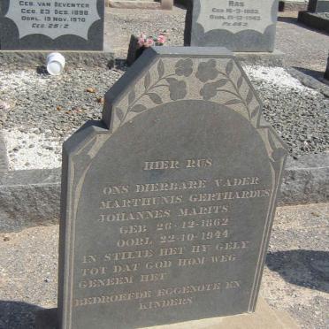 MARITS Marthunis Gerthardus Johannes 1862-1944