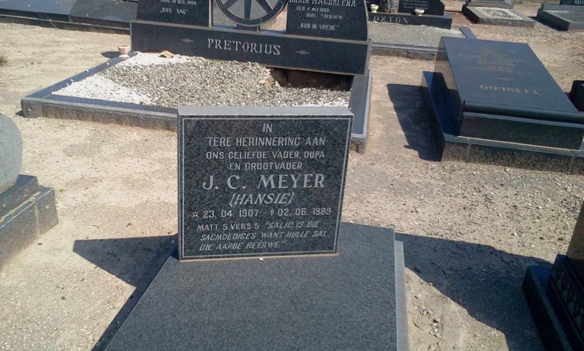 MEYER J.C. 1907-1989