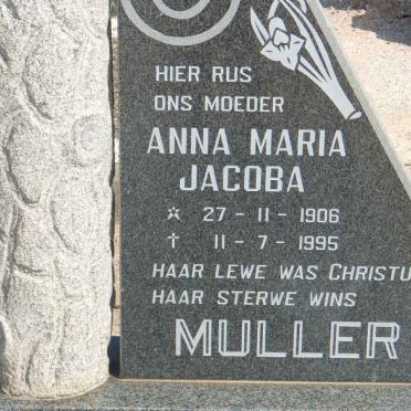 MULLER Anna Maria Jacoba 1906-1995