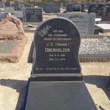 OBERHOLZER J.Z. 1896-1979