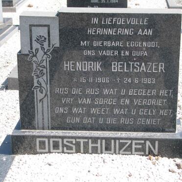 OOSTHUIZEN Hendrik Beltsazer 1906-1983