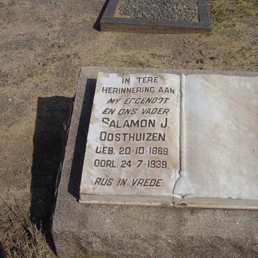 OOSTHUIZEN Salamon J. 1869-1939