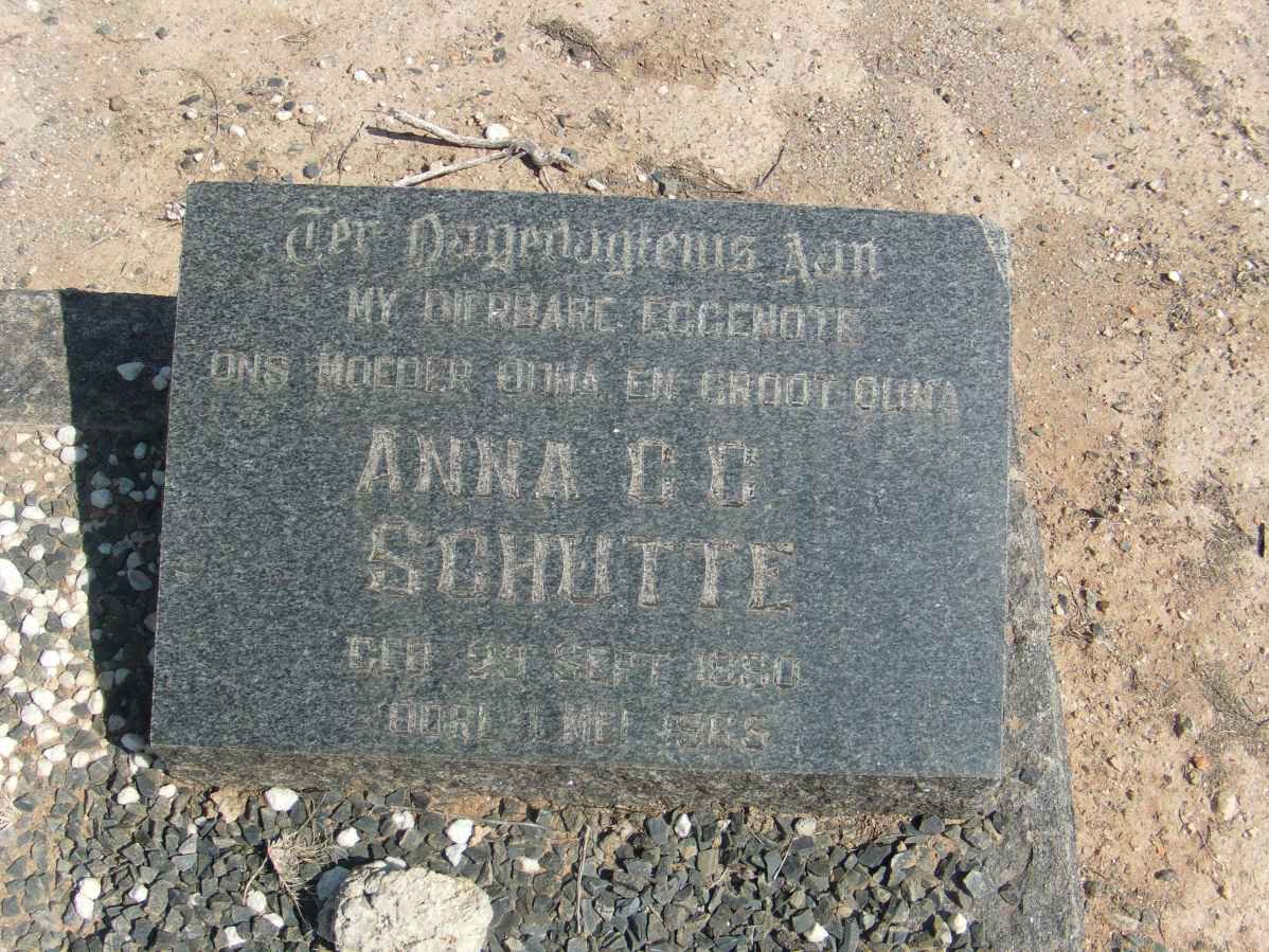 SCHUTTE Anna C.C.