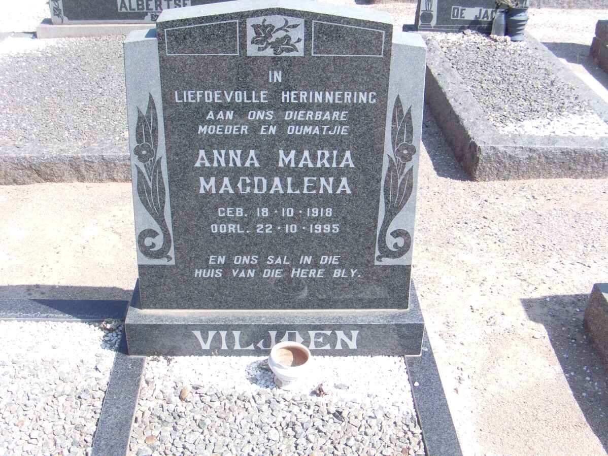 VILJOEN Anna Maria Magdalena 1918-1995