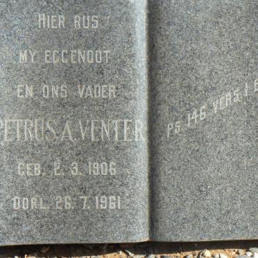 VENTER Petrus A. 1906-1961