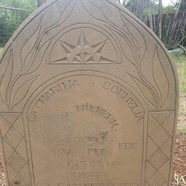 NIEKERK Catharina Cornelia, van 1936-1936