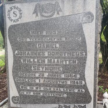 SEYMORE Daniel Johannes Dorotheus Willem Maarten 1864-1949