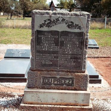 PREEZ Andries Petrus, du 1844-1932 &amp; Susanna BOUWER 1864-1947