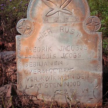 JACOBS Fredrik Jacobus Francois 1884-1900