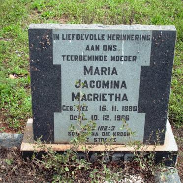 GRAAFF Maria Jacomina Magrietha 1890-1966