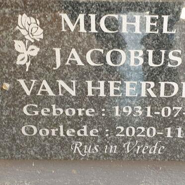 HEERDEN Michel Jacobus, van 1931-2020