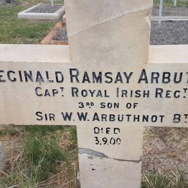 ARBUTHNOT Reginald Ramsay -1900