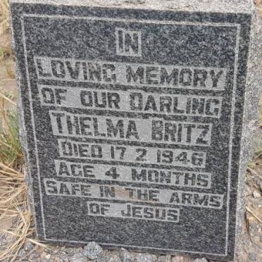 BRITZ Thelma -1946