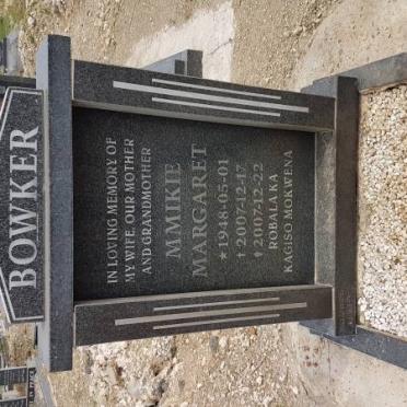 BOWKER Mmikie Margaret 1948-2007