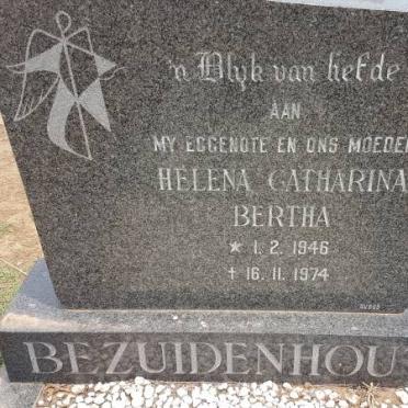BEZUIDENHOUT Helena Catharina Bertha 1946-1974