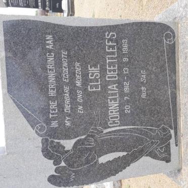 DEETLEFS Elsie Cornelia 1912-1963