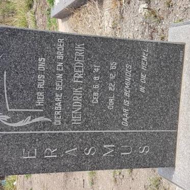 ERASMUS Hendrik Frederik 1941-1965