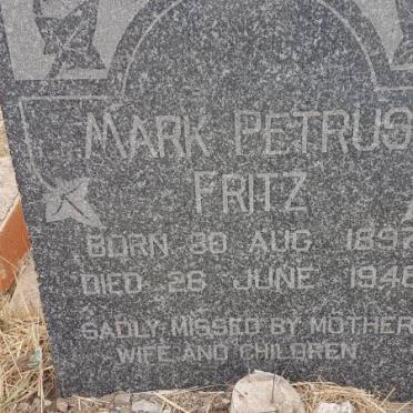 FRITZ Mark Petrus 1897-1946